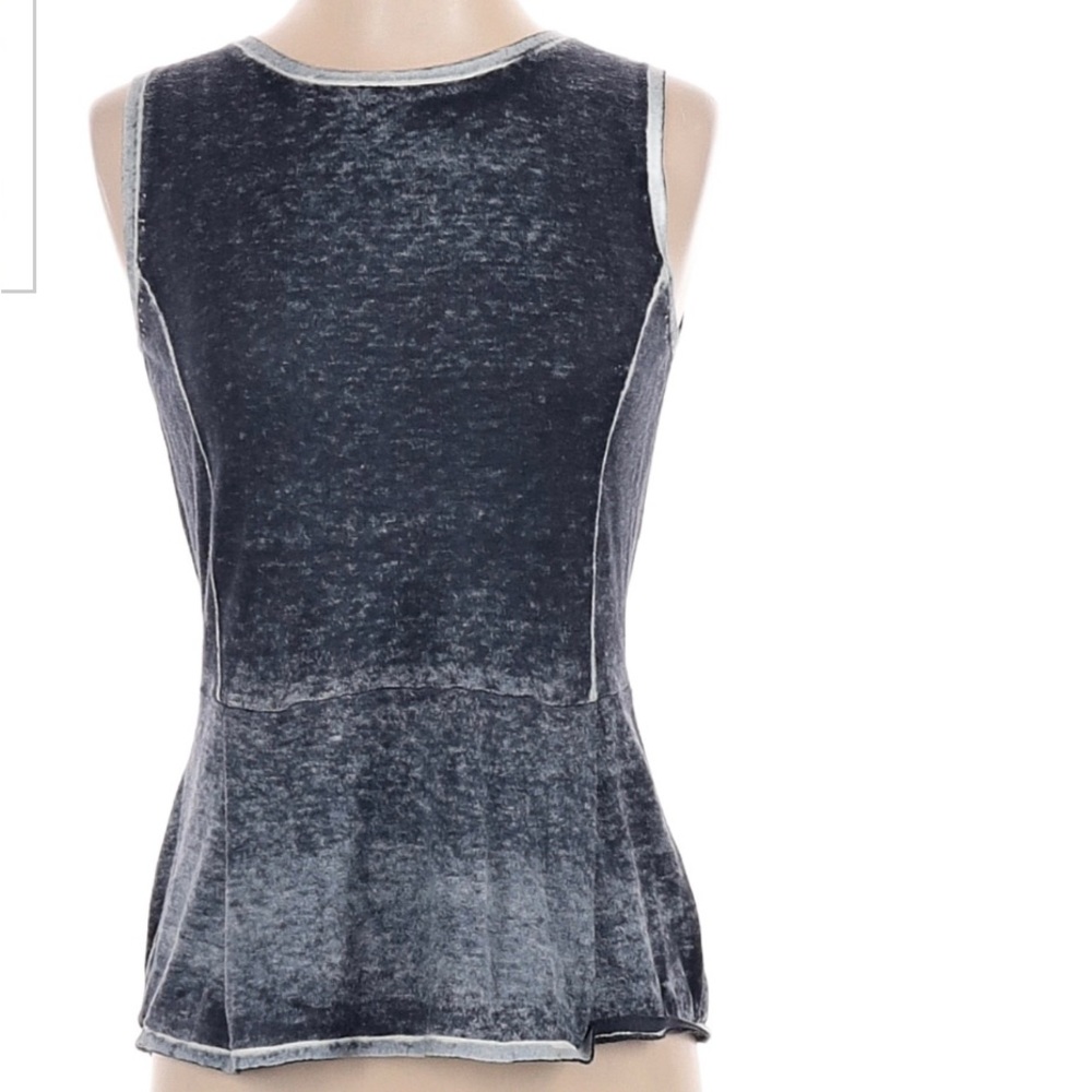 Raffi pigment cotton sleeveless top/ sweater size L